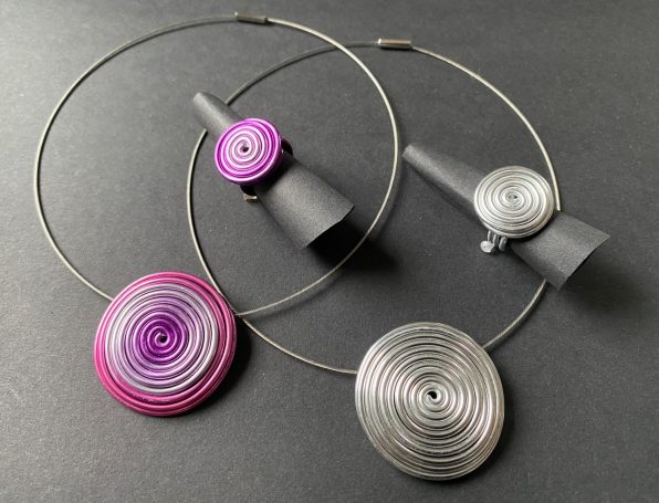 Schmuckset Spiralen