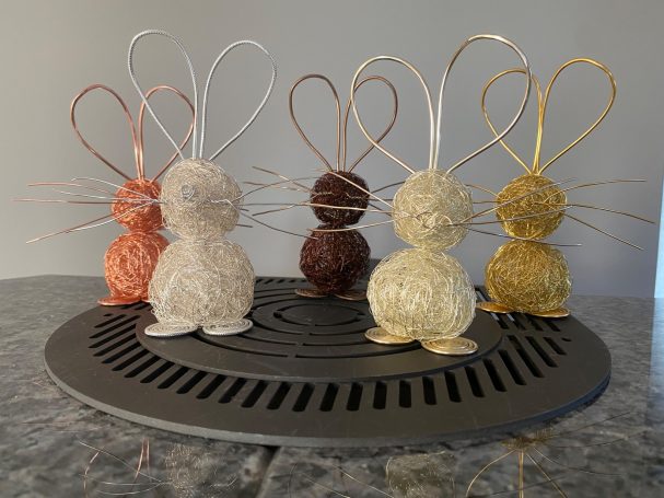 Osterhasen Tischdeko