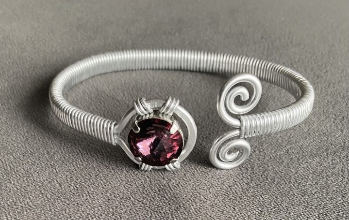 Armreif Swarovski Amethyst Blend