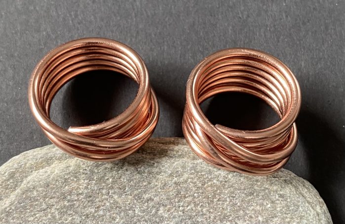Ring Unendlichkeit Kupfer-Rosé