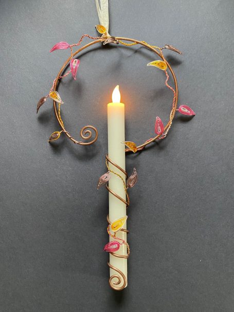 Kerzendeko für Wand und Fenster
