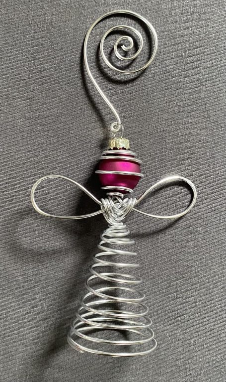 Wippengel Silber ca. 10cm + Aufhänger