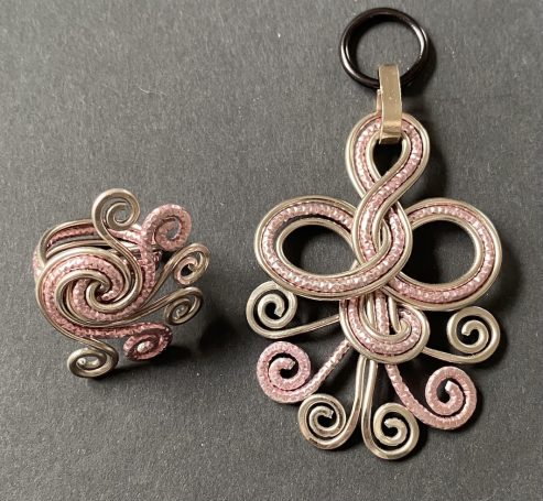 Schmuckset Medusa Platin-Rosé