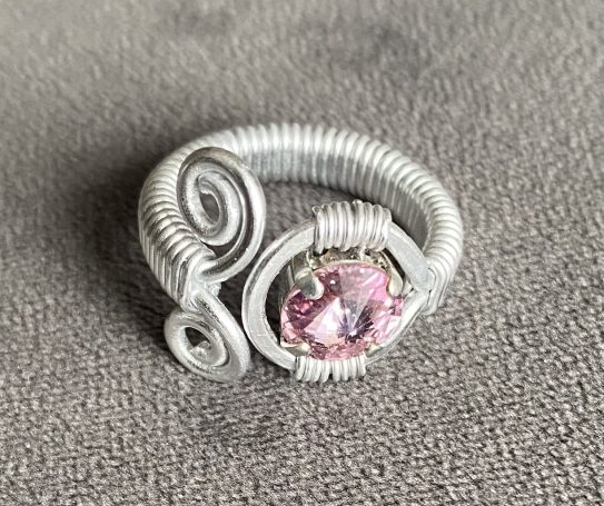 Ring Swarovski Light Amethyst